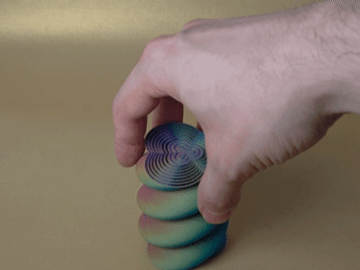 Clover Spiral Fidget Toy - Print in Place