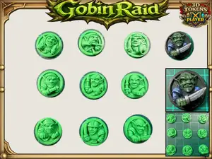 Goblin Raid Token Set: 3D Tokens Chapter 1