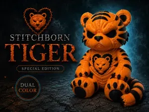 Stitchborn Tiger – Printed with colorFabb