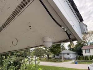 UniFi G4 Dome Soffit Wedge — 23° Level Mount