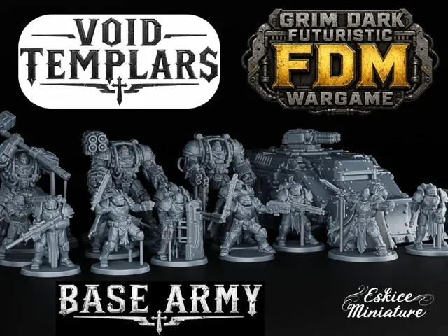 Void Templars, BASE ARMY - 32mm grimdark wargame