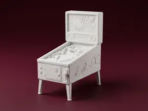Vintage Pinball Machine 1:12 Scale