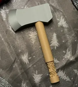 Battle Axe with secret Maze Puzzle container.