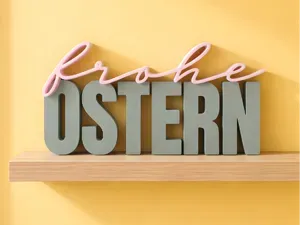 141 Schriftzug Frohe Ostern