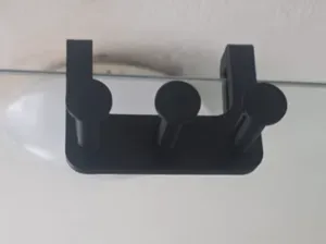 3 Hook Shower Glass Hanger - 8mm