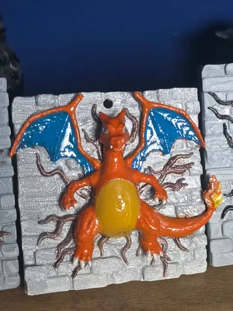 Charizard 3d plaque - different sizes — Фото 11 из 11