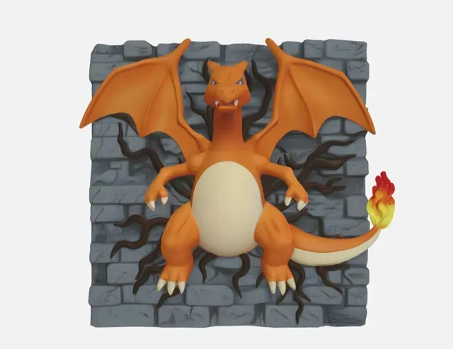 Charizard 3d plaque - different sizes — Фото 6 из 11
