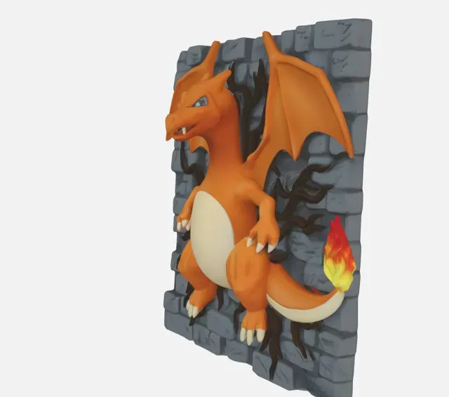 Charizard 3d plaque - different sizes — Фото 8 из 11