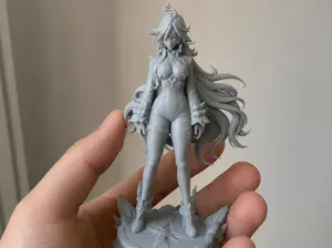 Mavuika From Genshin Impact 3D Fan Art