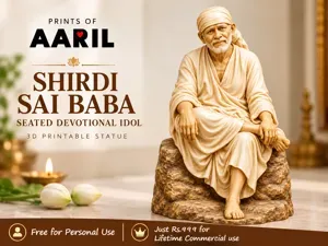 Shirdi Sai Baba Seated Idol