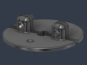 Overengineered a1 mini cable grommet for 3mm panel