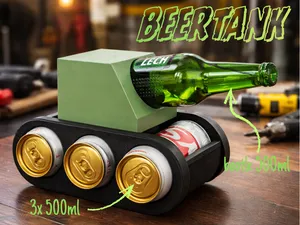 Beer Tank Holder – Can & Bottle Organizer