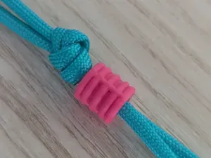 Paracord Bead - Ridged - 6mm hole