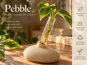 Pebble – Minimalist Plant Propagation Station