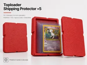 x5 Toploader Card Shipping Protector –Slab Case