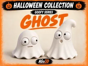 Goofy series– GHOST Movable Eyes NOAMS HALLOWEEN