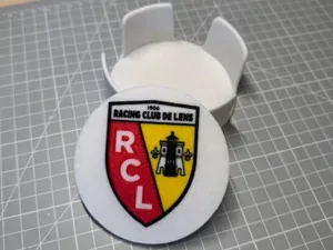 Dessous de verre Racing Club de Lens avec support