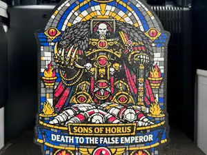 Chaos Sons of Horus 40k Lightbox; Space Marine