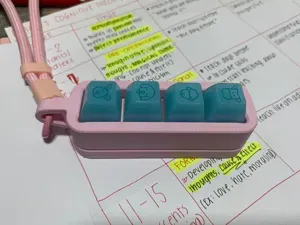 4-Key Fidget Macropad RP2040/QMK Clicker
