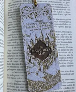 Marauder's Map (Harry Potter) bookmark - Hueforge