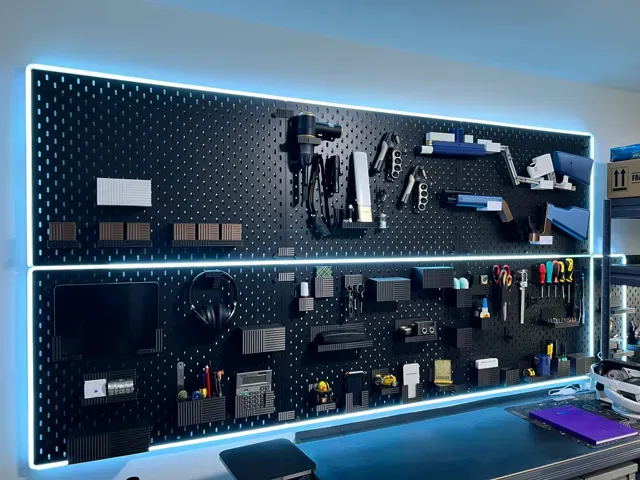 OBSIDIAN - SKADIS Pegboard Boxes and Holders