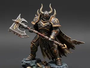 CABALLERO CON HACHA WORLD OF WARCRAFT