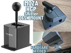 Desk mount for MOZA HGP Shifter - no Extra HW