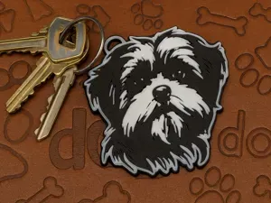 Shih Tzu keychain