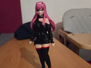 Anime-Figurine – Zero Two inspiriert