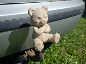 Grumpy Teddy Bear Tow Ball Cover