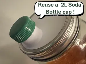 Spout neck for Mason Jar Wide mouth (3in - 76 mm)