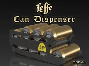 Can dispenser Leffe beer