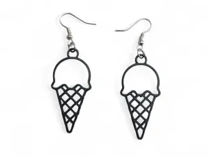 Earrings ice cream cone