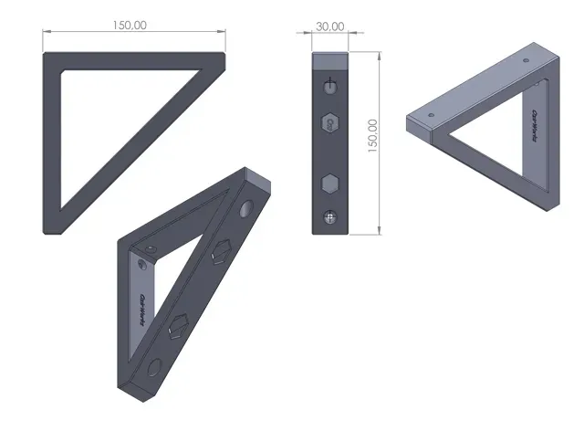 Shelf Bracket with Extra Hooks — Фото 9 из 9