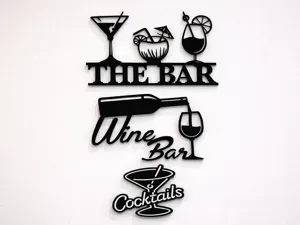 Elevate Your Home Bar | Cocktail & Wine Wall Art