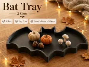 Bat Tray – 3 Sizes | Halloween Candy Dish & Decor