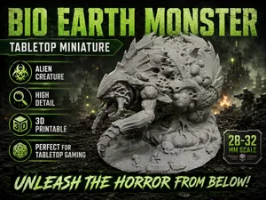 Bio Earth Monster – Sci-Fi-Horror Miniatur