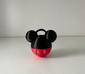 3D Mickey Keychain Zipper Pull