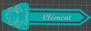 marque page zodiaque cancer clément
