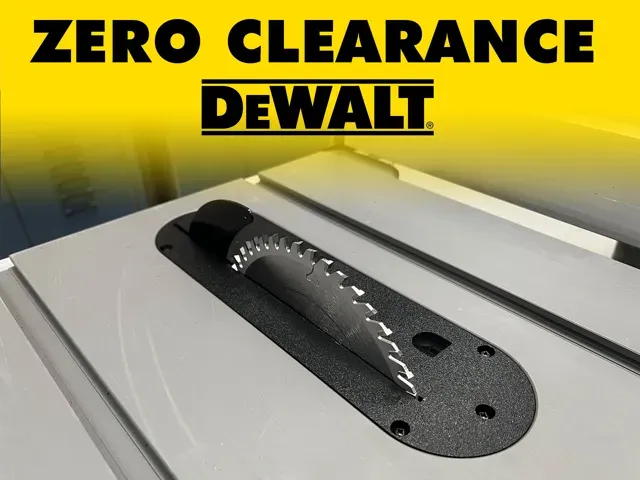 Zero Clearence Dewalt