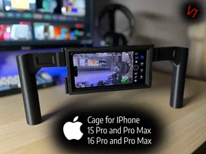 Cage for iPhone 15 Pro/Pro Max and 16 Pro/Pro Max