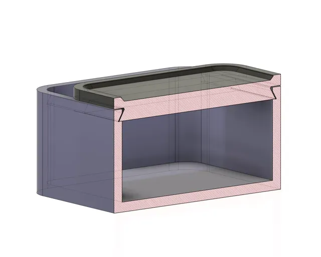 Box with Lid Mini Slide Box — Image 2 of 3