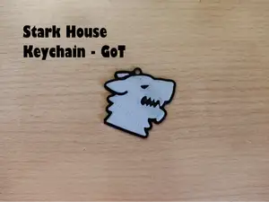 Stark House Keychain – Game of Thrones