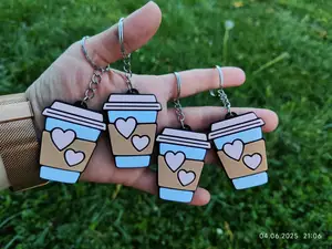 Coffee keychain 