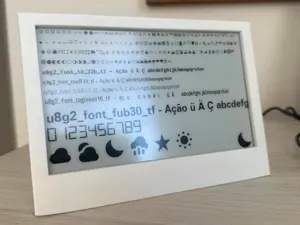 Display Stand for Waveshare 800x480 7.5in e-Paper