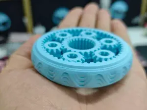 流水波纹指尖齿轮旋转解压陀螺
