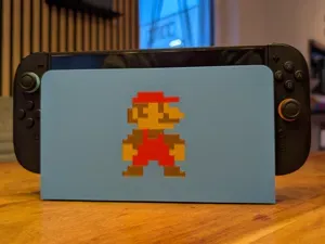 Nintendo Switch 2 Retro Mario Dock Abdeckung