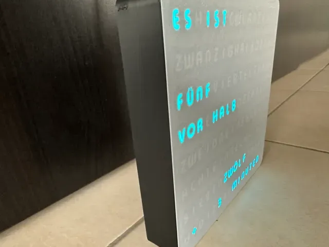 Wordclock Wortuhr german+english, RGB 16x16 Matrix — Фото 7 из 8