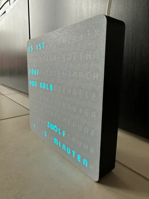 Wordclock Wortuhr german+english, RGB 16x16 Matrix — Фото 8 из 8