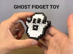 Pin Art Ghost Fidget Toy